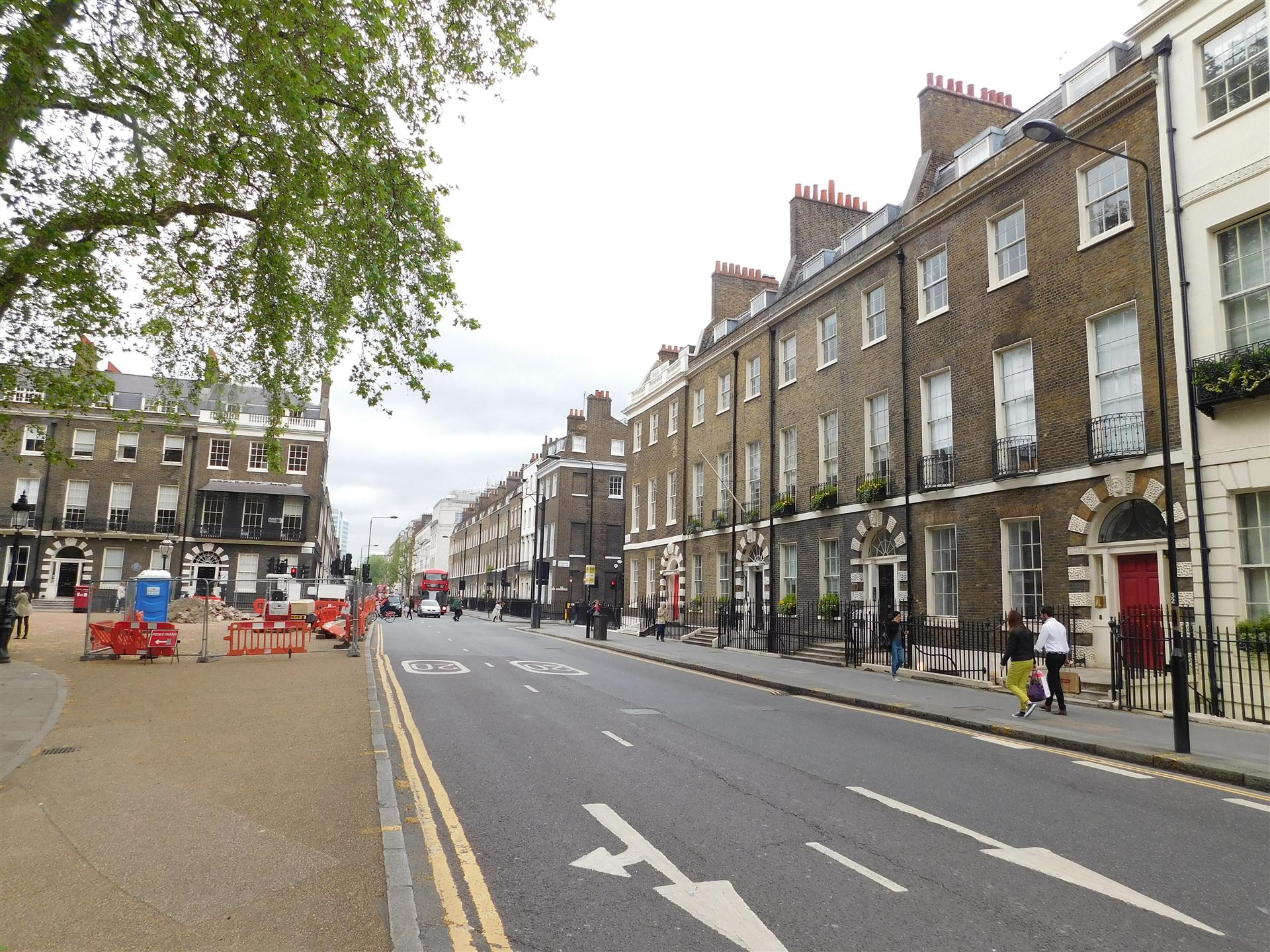 Georgian terraces near Bedford Square, Bloomsbury WC1
